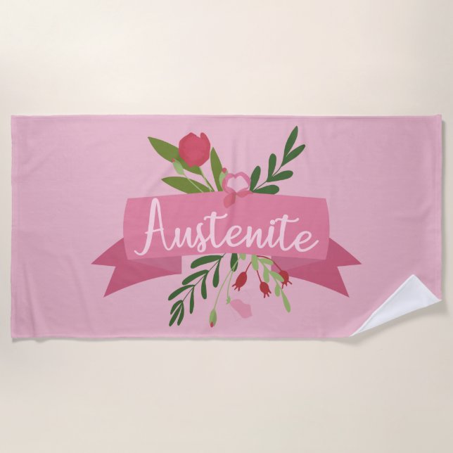 Austenite II Beach Towel (Front)