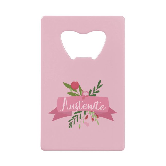Austenite II Credit Card Bottle Opener (Front)