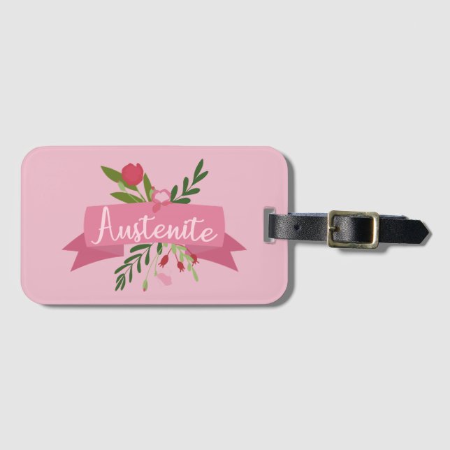 Austenite II Luggage Tag (Front Horizontal)