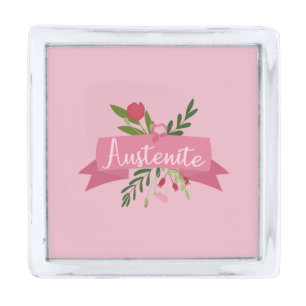 Austenite II Silver Finish Lapel Pin