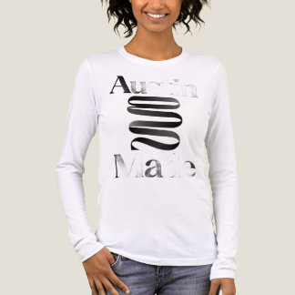 Austin 2010 Made Vintage Typography Long Sleeve T- Tri-Blend Shirt