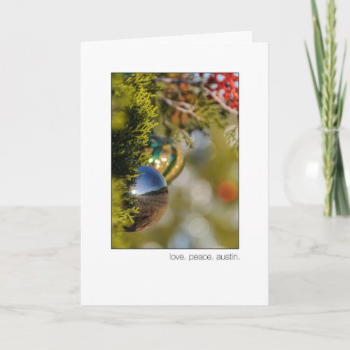 Austin 360 Loop Christmas Cedar Tree Holiday Card