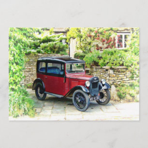 Austin 7 Invitation card