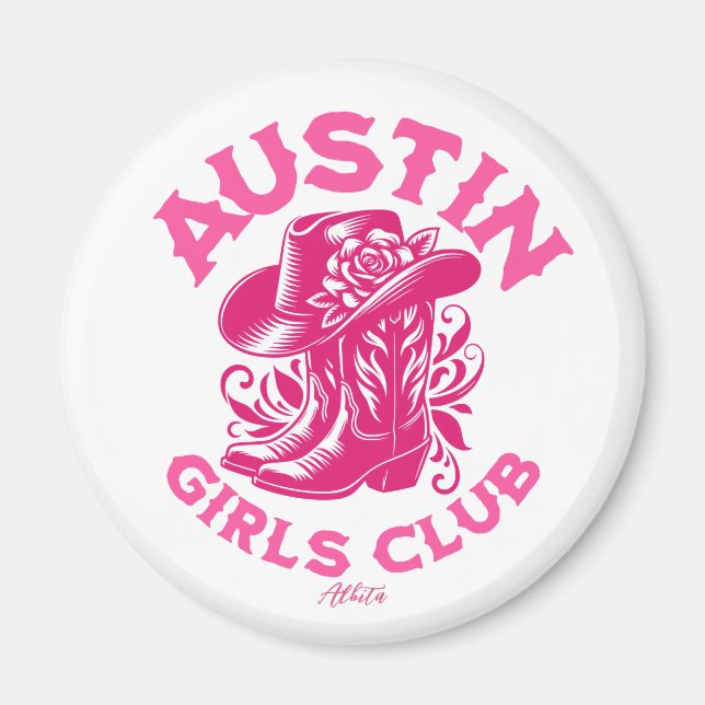 austin bachelorette weekend magnet (Front)