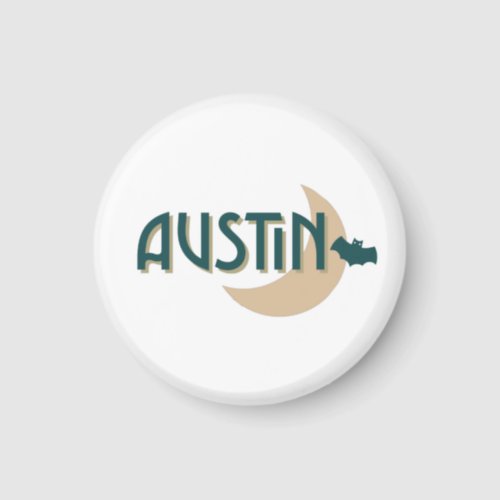 Austin Bat Magnet