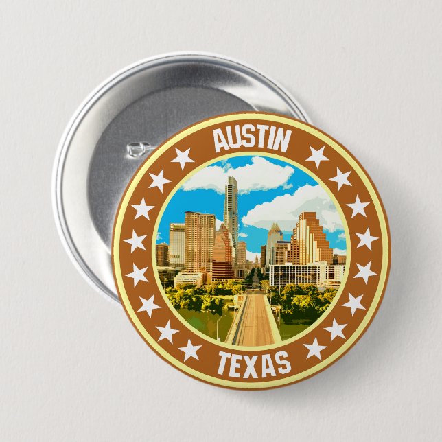 Austin                                             button (Front & Back)