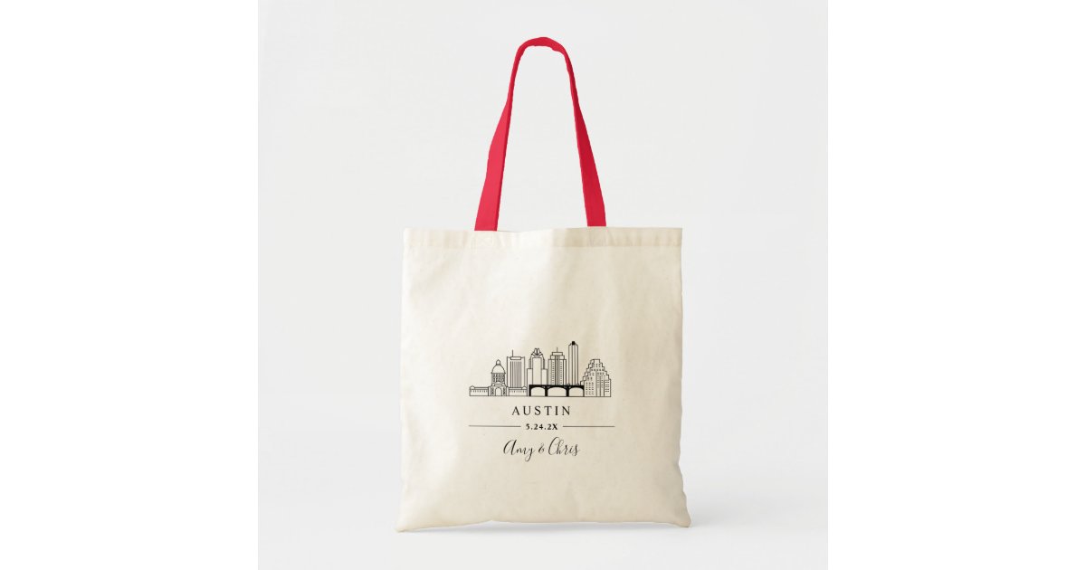 City Wedding Welcome Tote Bags