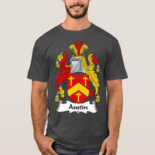 Austin Coat of Arms  Family Crest T_Shirt