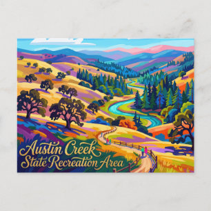 Austin Creek State Recreation Area California Postcard