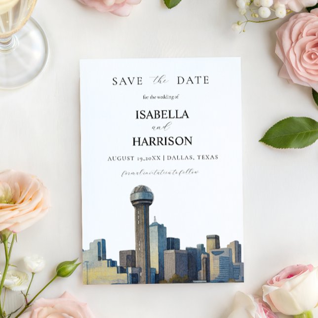 AUSTIN Dallas Save the Date Template (Creator Uploaded)