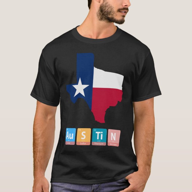 Austin Elements:Tribute to the Lone Star State T-Shirt (Front)