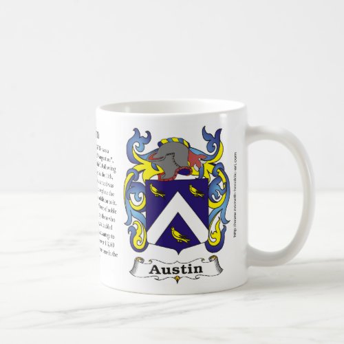 Austin Family Coat of Arms Mug