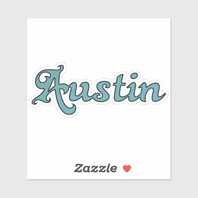 Austin Groovy Style Sticker (Sheet)