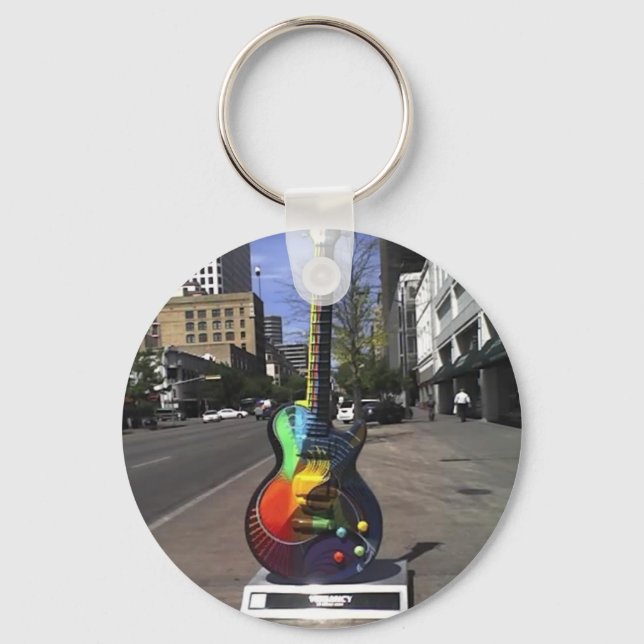 Austin Guitar Keychain (Front)
