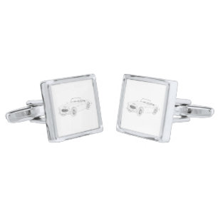 Austin Healey 1960 Silver Cufflinks
