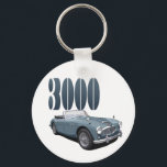 Austin Healey 3000 Keychain<br><div class="desc">The Austin Healey 3000 sports car</div>