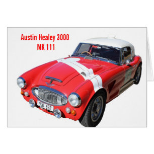Austin Healey 3000 MK 111 Cards