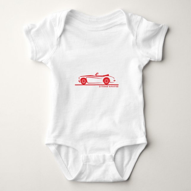 Austin Healey  3000 MK II Baby Bodysuit (Front)