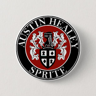 Austin Healey Car Classic Hiking Duck Badge Pinback Button