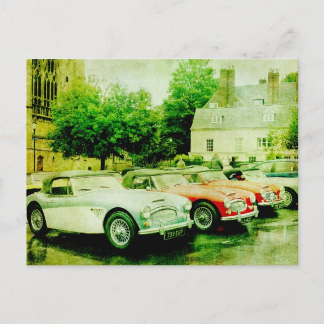 Austin-Healey Classic Car Postcard (Front)