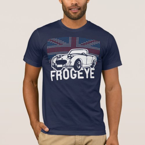 Austin_Healey Frogeye Sprite mk1 Union Jack T_Shirt