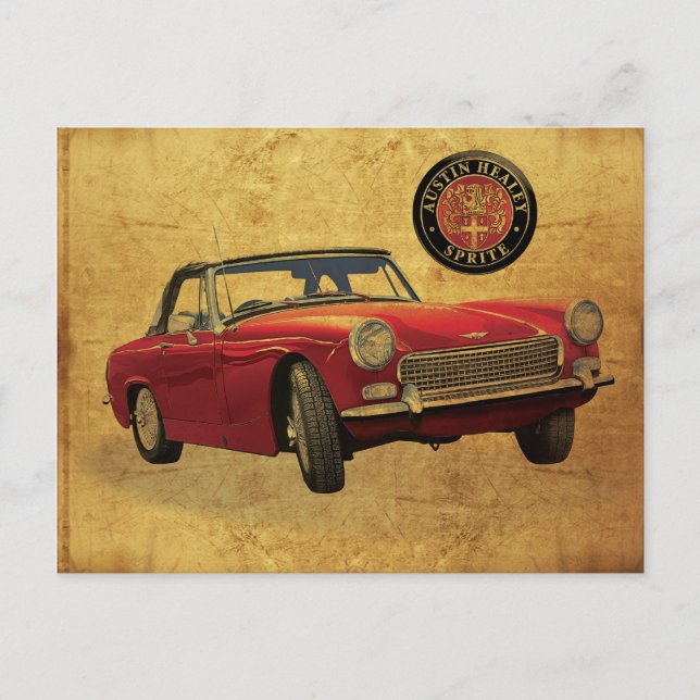 Austin Healey sprite Postcard (Front)