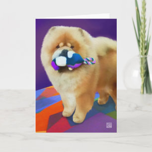 "AUSTIN" heARTdog Chow Art Card