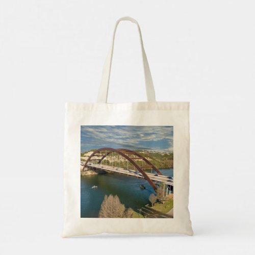 Austin Hwy 360 Pennybacker Bridge Tote Bag