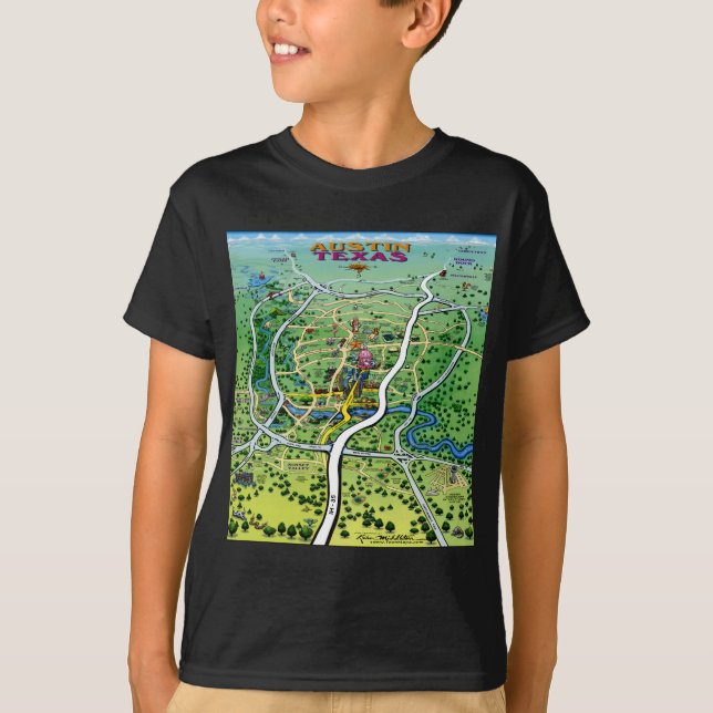 Austin Map T-Shirt (Front)