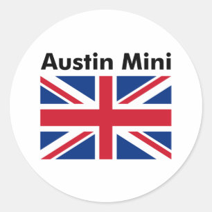 Austin Mini Classic Round Sticker