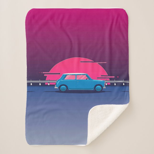 Austin Mini Cooper Blanket (Front)