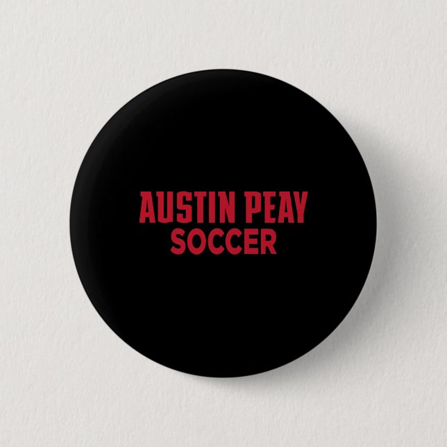 Austin Peay State University Soccer Governors Appa Button (Front)