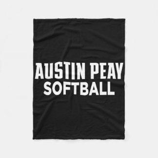 Austin Peay State University Softll Governors Appa Fleece Blanket