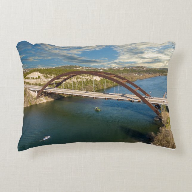 Austin Pennybacker Bridge Accent Pillow (Front)