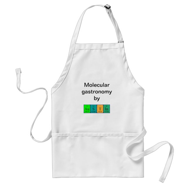 Austin periodic table name apron (Front)