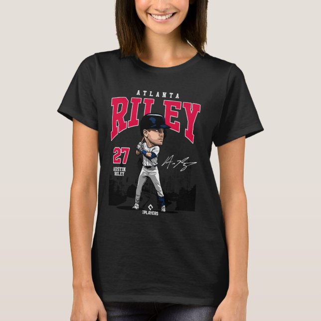 Austin Riley Atlanta Baseball MLB Players MLBRIL40 T-Shirt (Front)