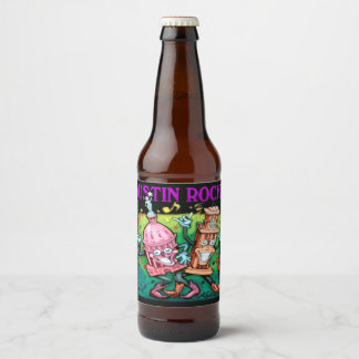 Austin Rocks Beer Bottle Label