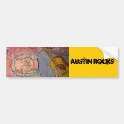 austin rocks bumper sticker