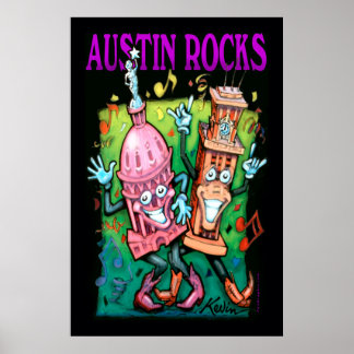 Austin Rocks Poster