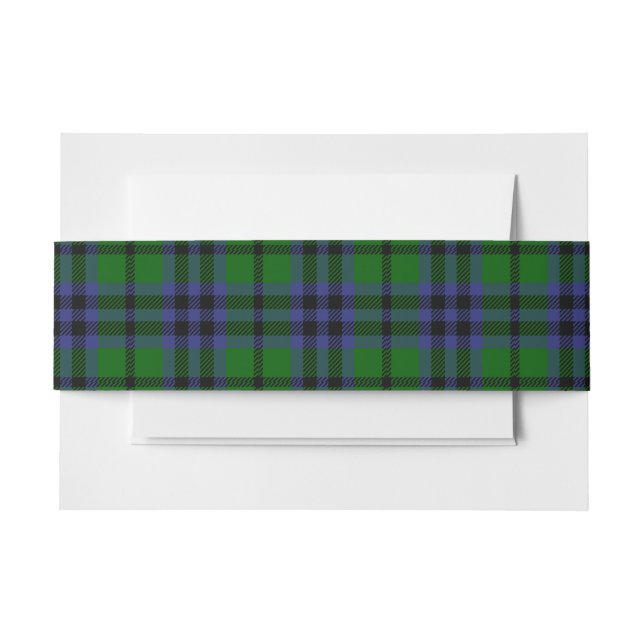 Austin Scottish Tartan Belly Band (Front Example)