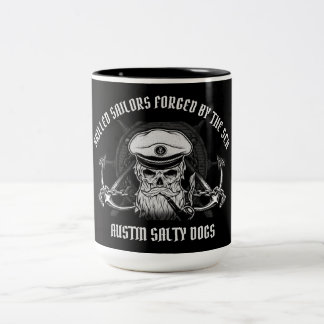 AUSTIN SKILLED SAILORS / SALTY DOGS Two-Tone COFFEE MUG
