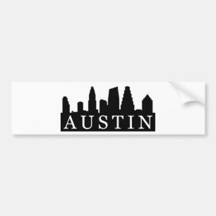 Austin Skyline Bumper Sticker