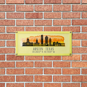 Austin Skyline Latitude Pennant