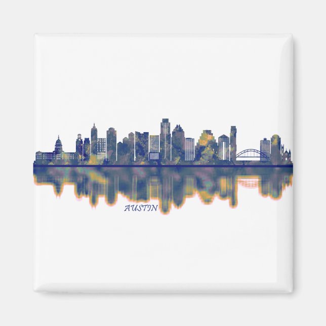 Austin Skyline Magnet (Front)