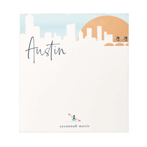 Austin Skyline Notepad