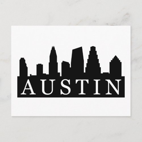 Austin Skyline Postcard
