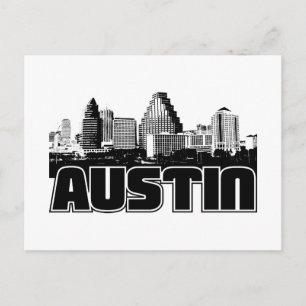 Austin Skyline Postcard