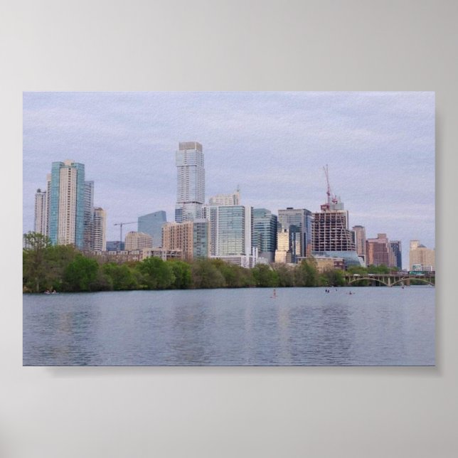 Austin Skyline Poster (Front)