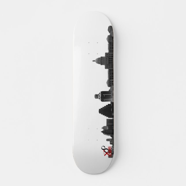 Austin Skyline Skateboard Deck (Front)