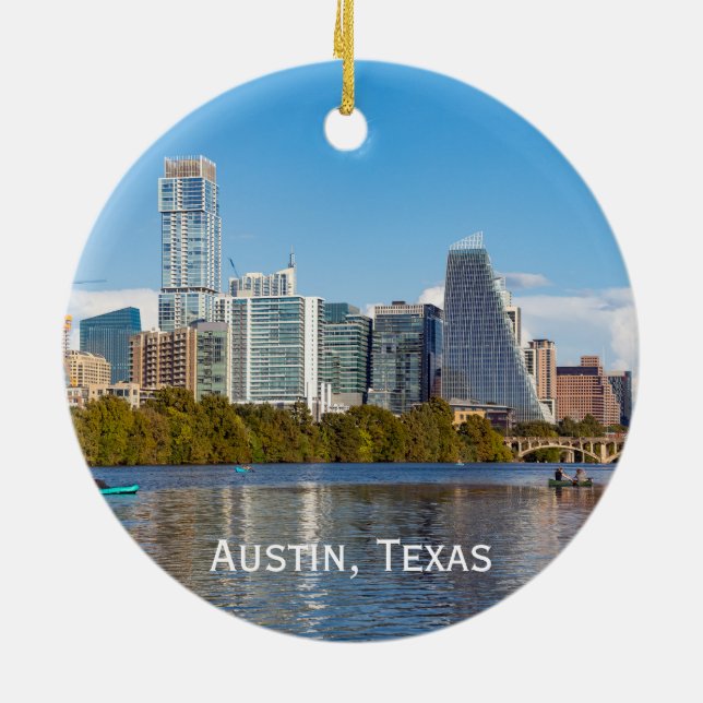 Austin Skyline, Texas Ornament (Back)